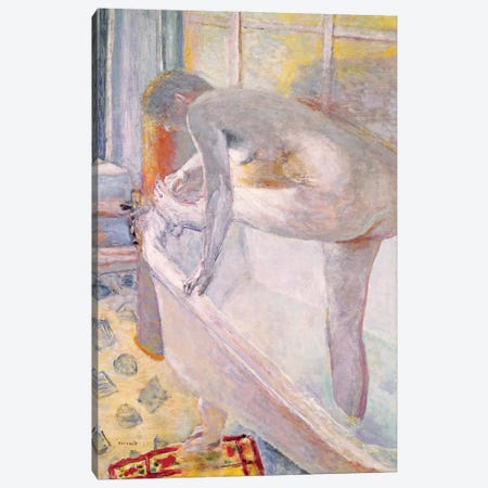 Large Nude In The Bathtub, 1924 Canvas Print #PIB63} by Pierre Bonnard Canvas Print