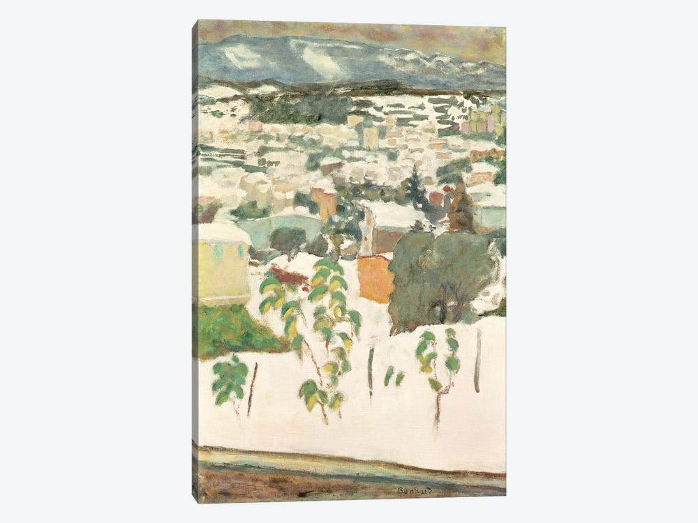 Le Cannet In The Snow, C.1927 1-piece Canvas Artwork