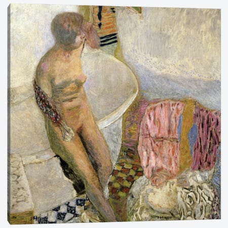Nude By The Bath Tub, 1931 Canvas Print #PIB78} by Pierre Bonnard Canvas Art