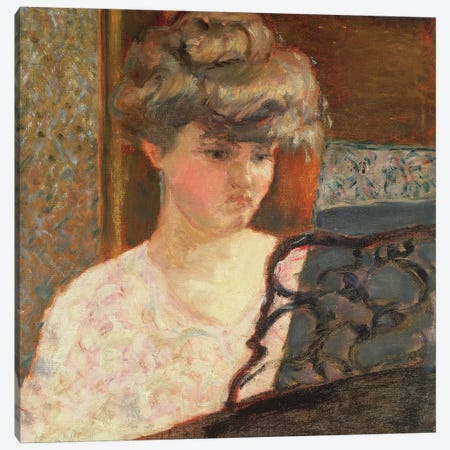 At The Piano, 1902 Canvas Print #PIB7} by Pierre Bonnard Canvas Artwork