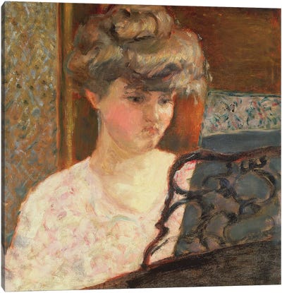 At The Piano, 1902 Canvas Art Print