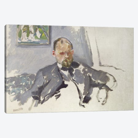 Portrait Of Ambroise Vollard, C.1904 Canvas Print #PIB93} by Pierre Bonnard Canvas Artwork
