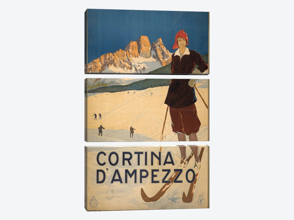 Cortina d'Ampezzo by PI Collection 3-piece Canvas Art Print