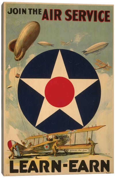 Air Service Canvas Art Print
