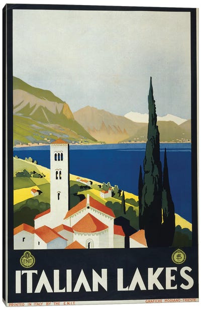 Italian Lakes Canvas Art Print