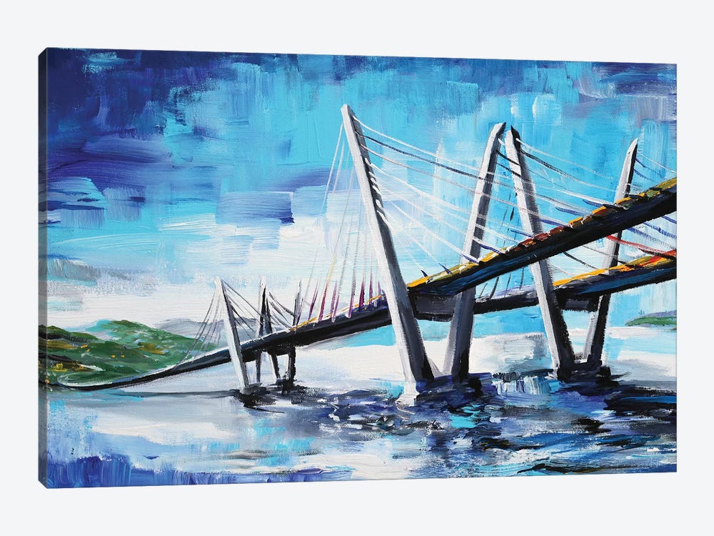 Cool Bridge by Piero Manrique 1-piece Canvas Wall Art