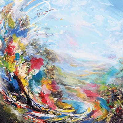 Dream Landscape by Piero Manrique framed wall art