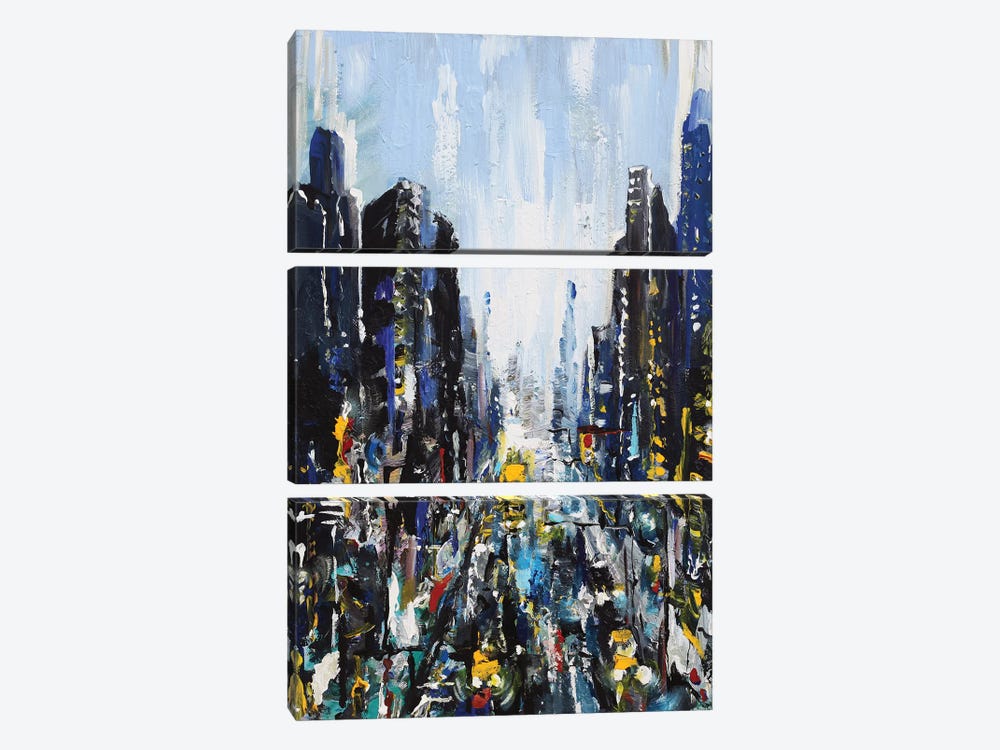 Gotham by Piero Manrique 3-piece Canvas Art