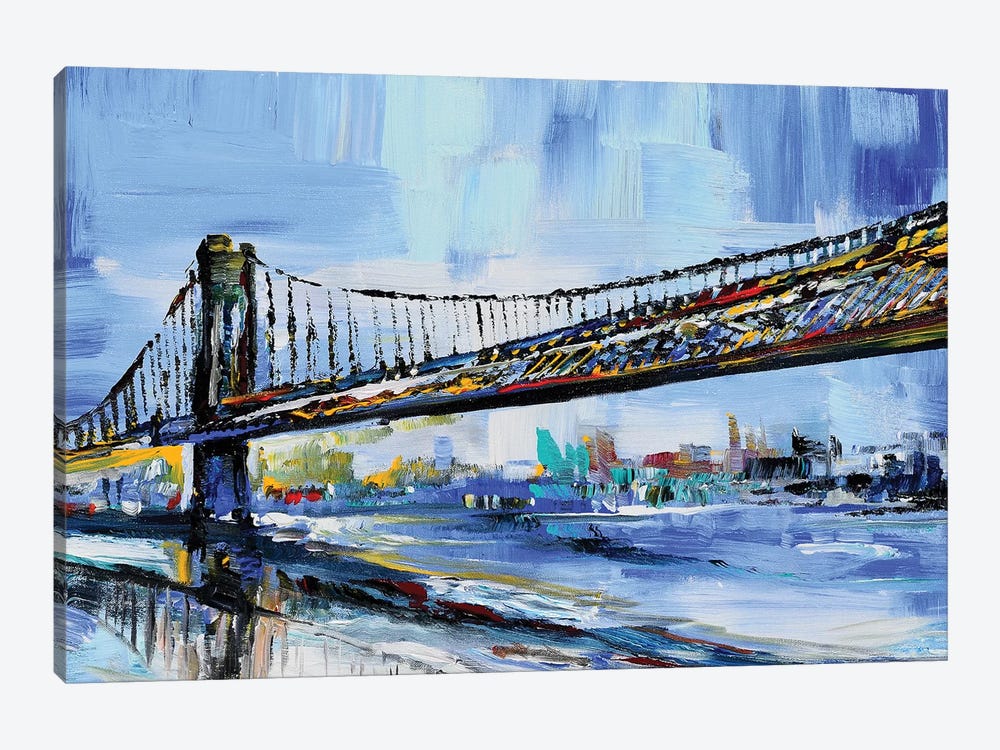 Long Bridge by Piero Manrique 1-piece Canvas Art