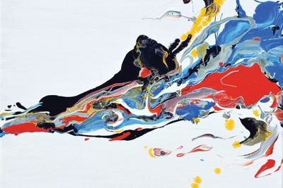 Cell's Movement by Piero Manrique framed wall art