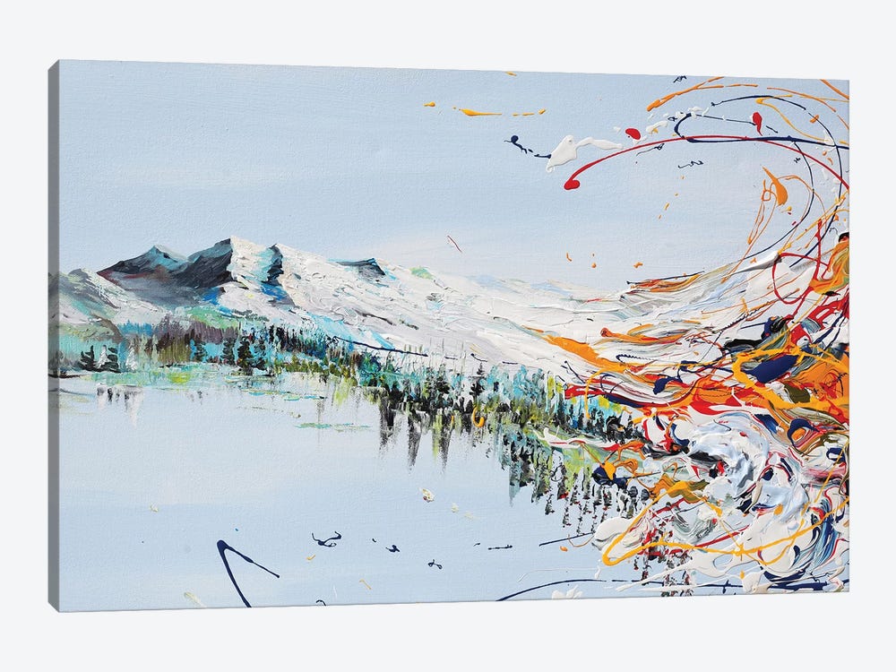 Mountain Flow by Piero Manrique 1-piece Canvas Art