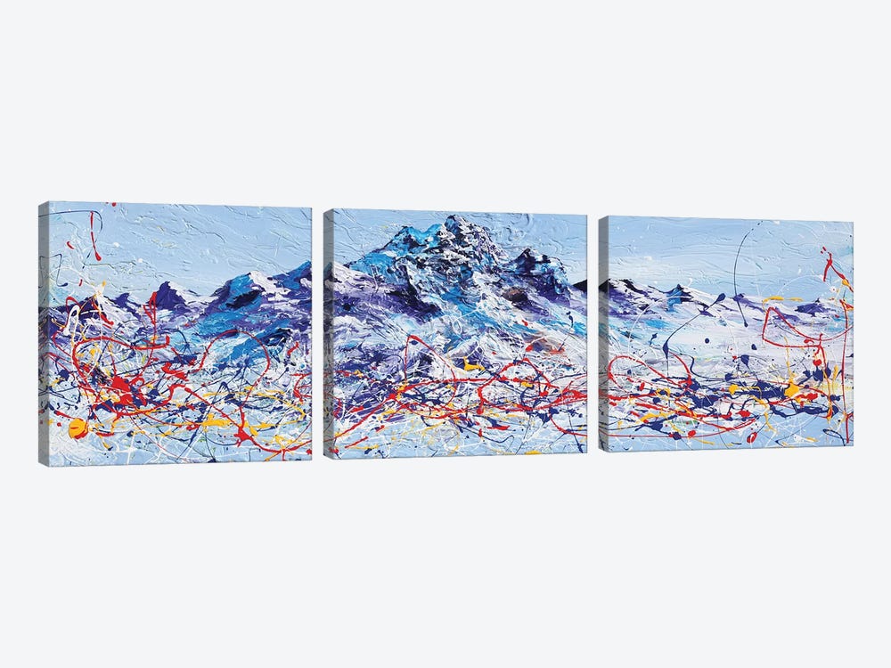 Mountain Majestic by Piero Manrique 3-piece Canvas Artwork