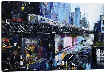 Subway Canvas Art Print - Piero Manrique