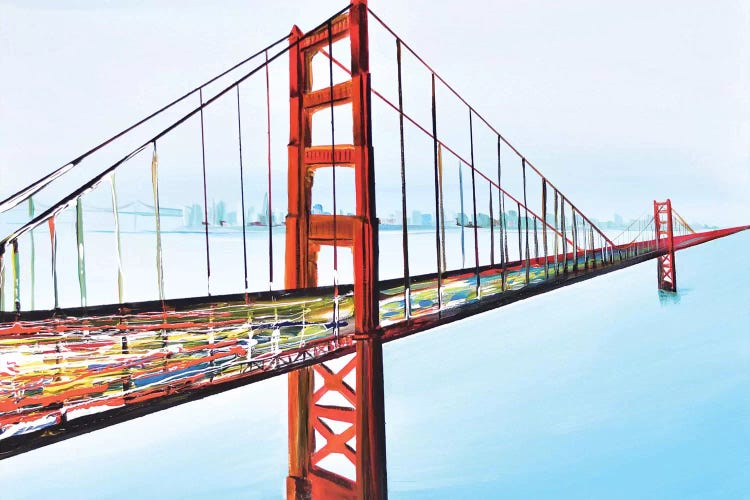 Golden Gate Bridge by Piero Manrique wall art