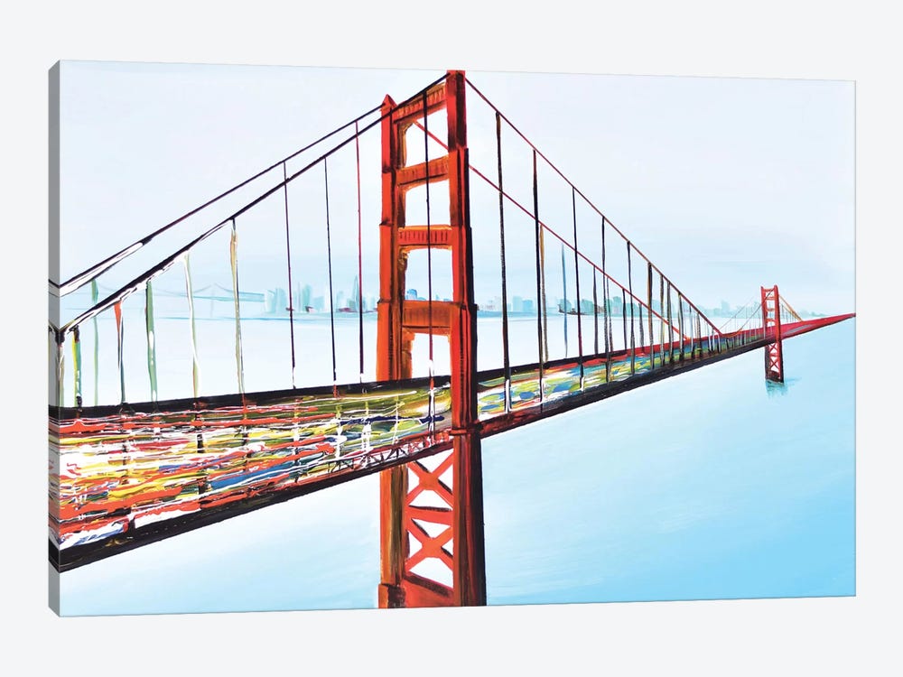 Golden Gate Bridge by Piero Manrique 1-piece Art Print