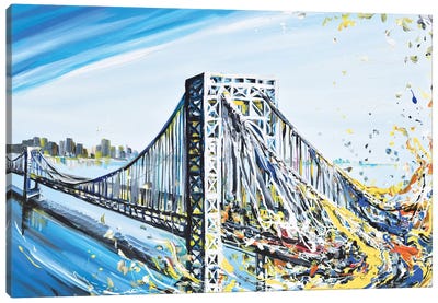 GW Bridge Canvas Art Print - San Francisco Art