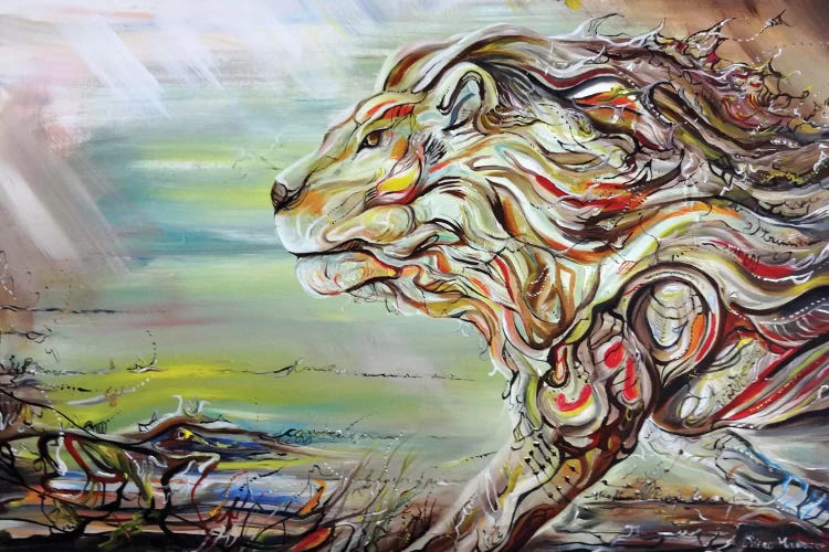 Lion Heart by Piero Manrique wall art