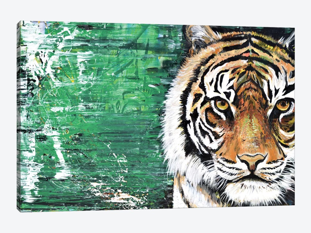 Tiger by Piero Manrique 1-piece Canvas Print