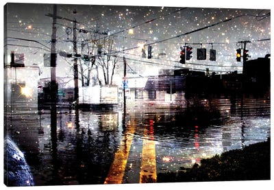 World Changing Canvas Art Print - Rain Art