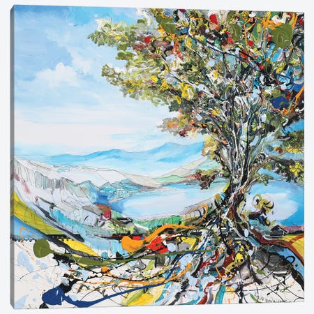 Festivity Tree Canvas Print #PIE81} by Piero Manrique Canvas Artwork