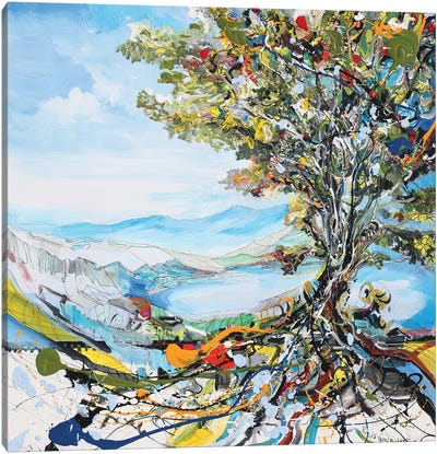 Festivity Tree Canvas Art Print - Piero Manrique