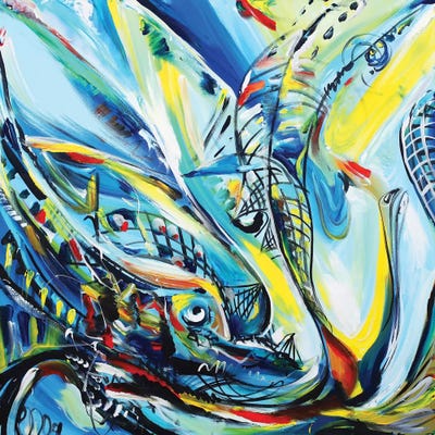 Flower by Piero Manrique framed wall art