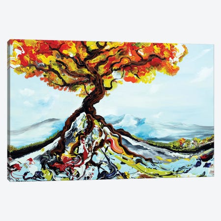 Growing Tree Canvas Print #PIE83} by Piero Manrique Canvas Art