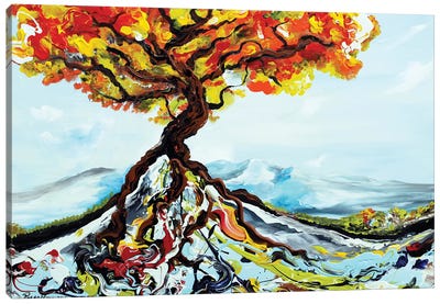 Growing Tree Canvas Art Print - Piero Manrique