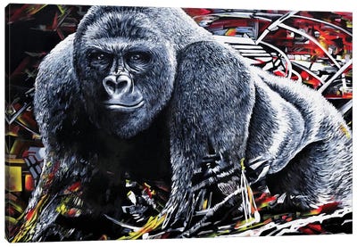 Harambe Canvas Art Print - Primate Art