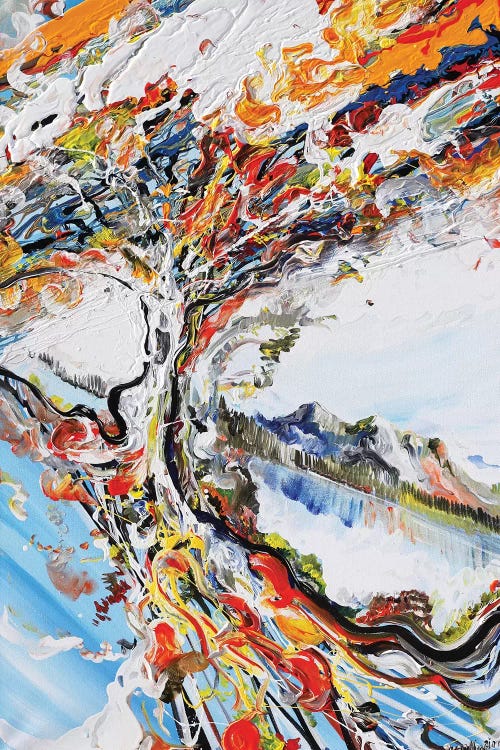 Abstract Tree by Piero Manrique wall art