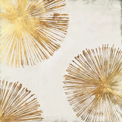 Gold Star II by PI Galerie canvas print