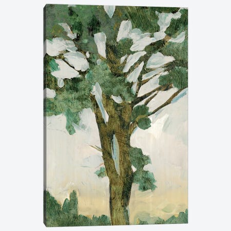 Green Tree Line I Canvas Print #PIG107} by PI Galerie Canvas Artwork