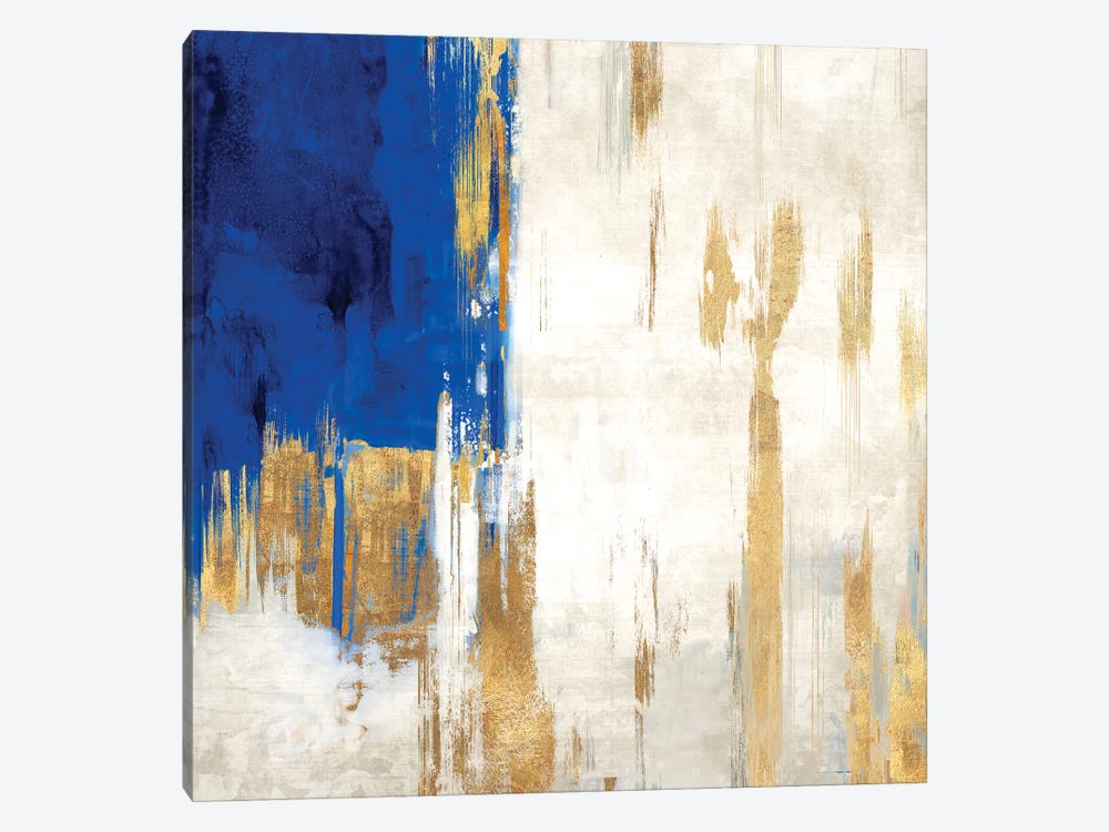 Indigo Abstract III by PI Galerie 1-piece Canvas Print