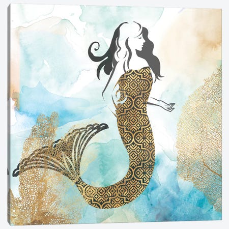 Mermaid I Canvas Print #PIG165} by PI Galerie Canvas Wall Art