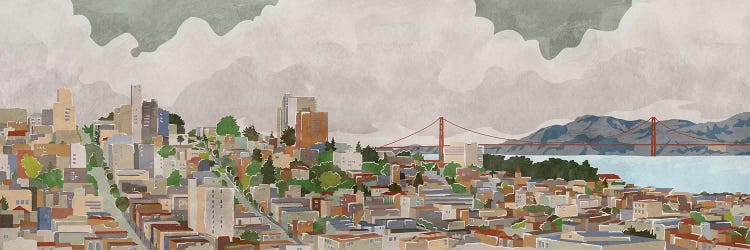 San Francisco by PI Galerie wall art