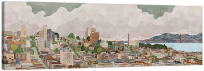 San Francisco Canvas Art Print - PI Galerie