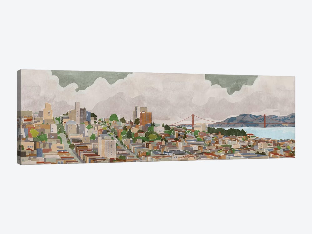 San Francisco by PI Galerie 1-piece Canvas Art Print