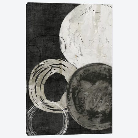 Black Rings Canvas Print #PIG23} by PI Galerie Canvas Art