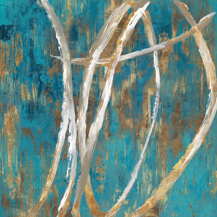 Teal Abstract II