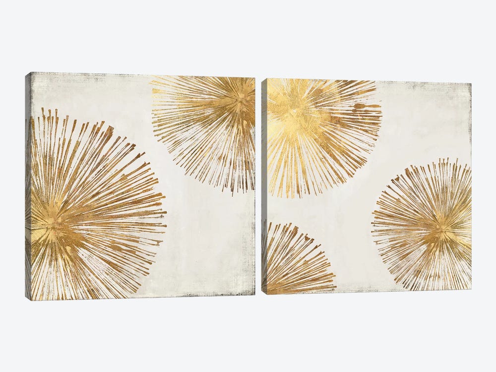 Gold Star Diptych by PI Galerie 2-piece Canvas Wall Art