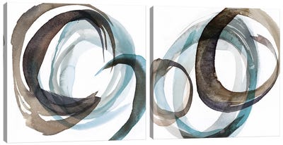 Overture Diptych Canvas Art Print - PI Galerie