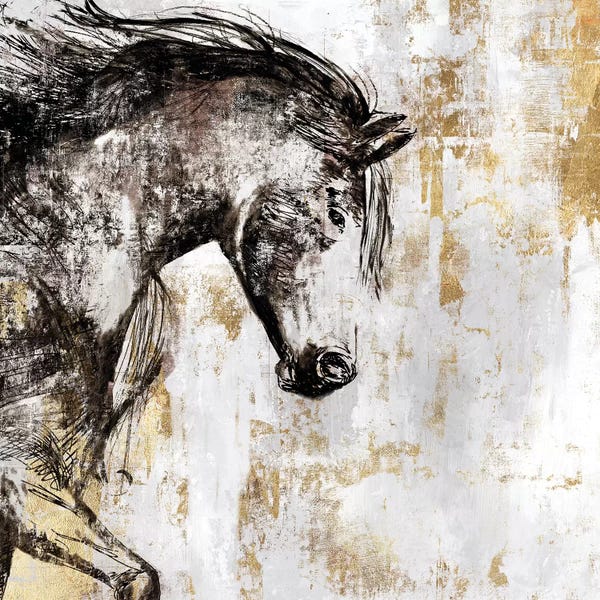 PI Galerie: Equestrian Gold III by PI Galerie