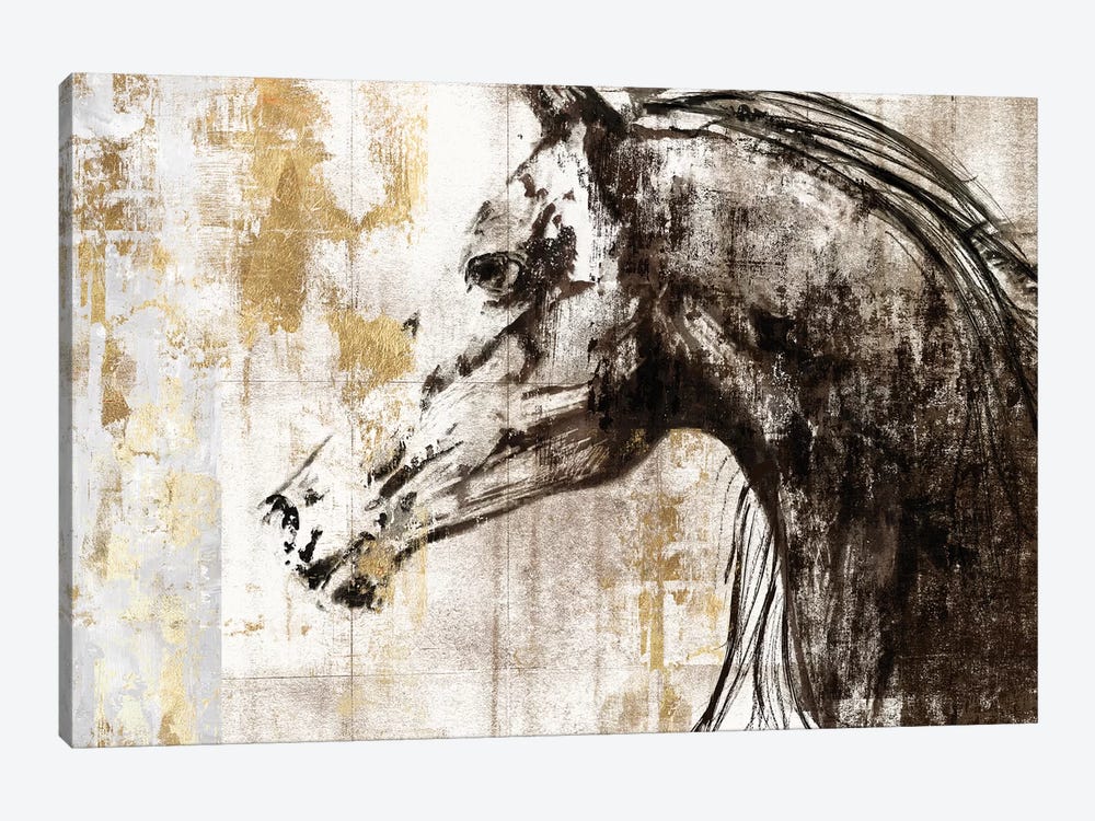 Equestrian Gold IV by PI Galerie 1-piece Art Print