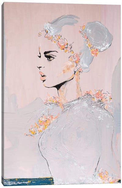 Lady Highness Canvas Art Print - Monochromatic Moments