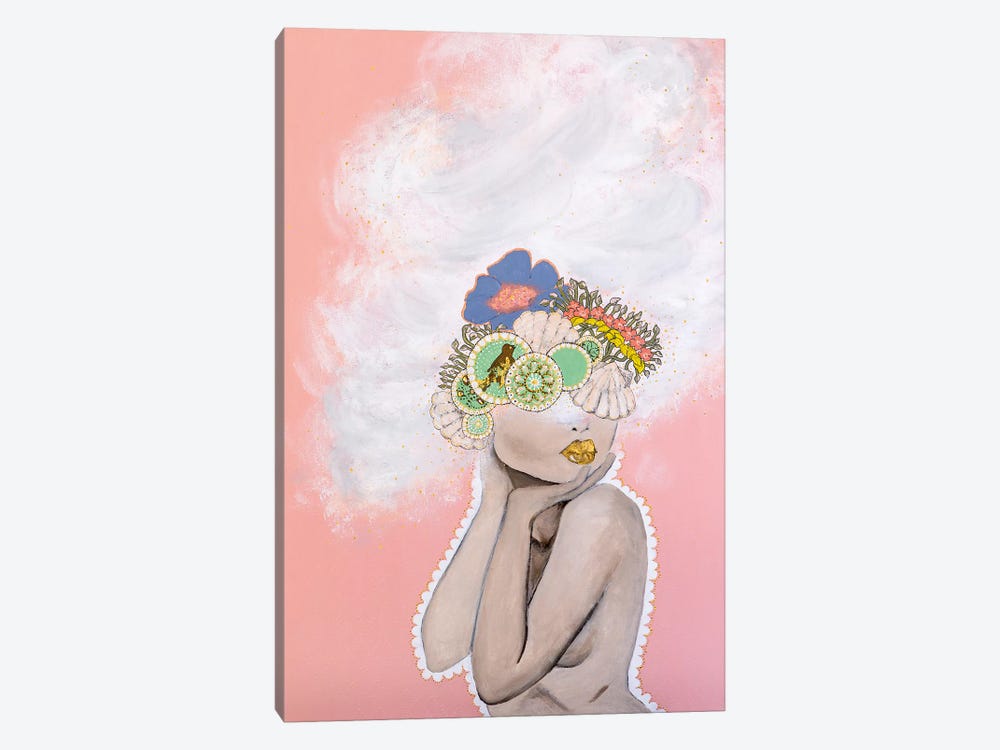 Lady Whimsical by Piia Pievilainen 1-piece Canvas Print