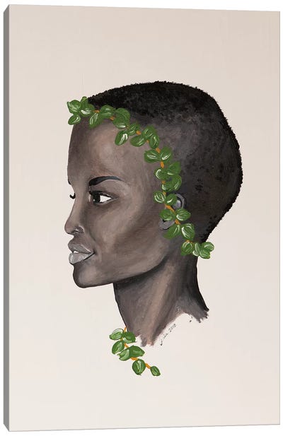 Lady Eucalyptus Canvas Art Print - Ivy & Vine Art