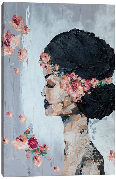 Lady Flora Canvas Art Print - Piia Pievilainen