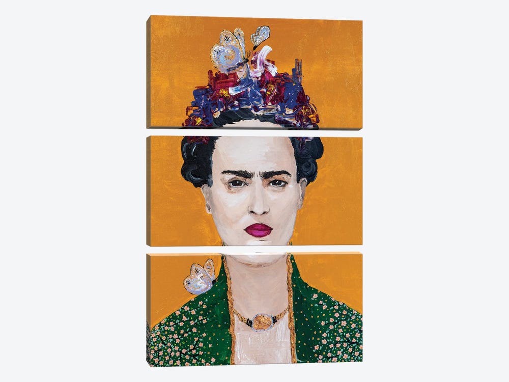 Lady Frida by Piia Pievilainen 3-piece Canvas Artwork