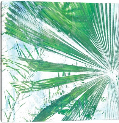 Emerald Palms I Canvas Art Print