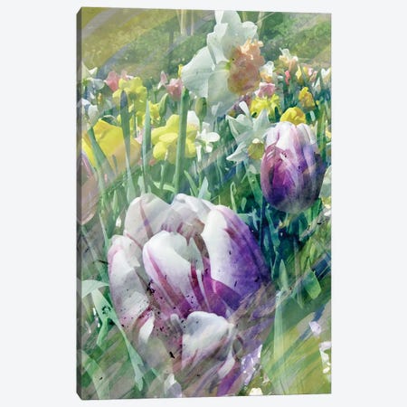 Spring At Giverny I Canvas Print #PIL3} by Pam Ilosky Canvas Print